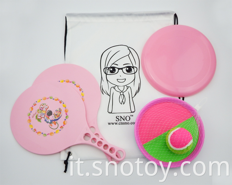 Ningbo Sno Fashion Racket Sports Plastic Plastic Beach Tennis con palla